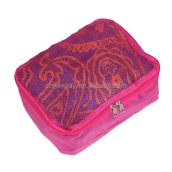 
3PCS Set Suitcase Organizer Clothes Bag Tidy Luggage Packing Cubes wash bags 
