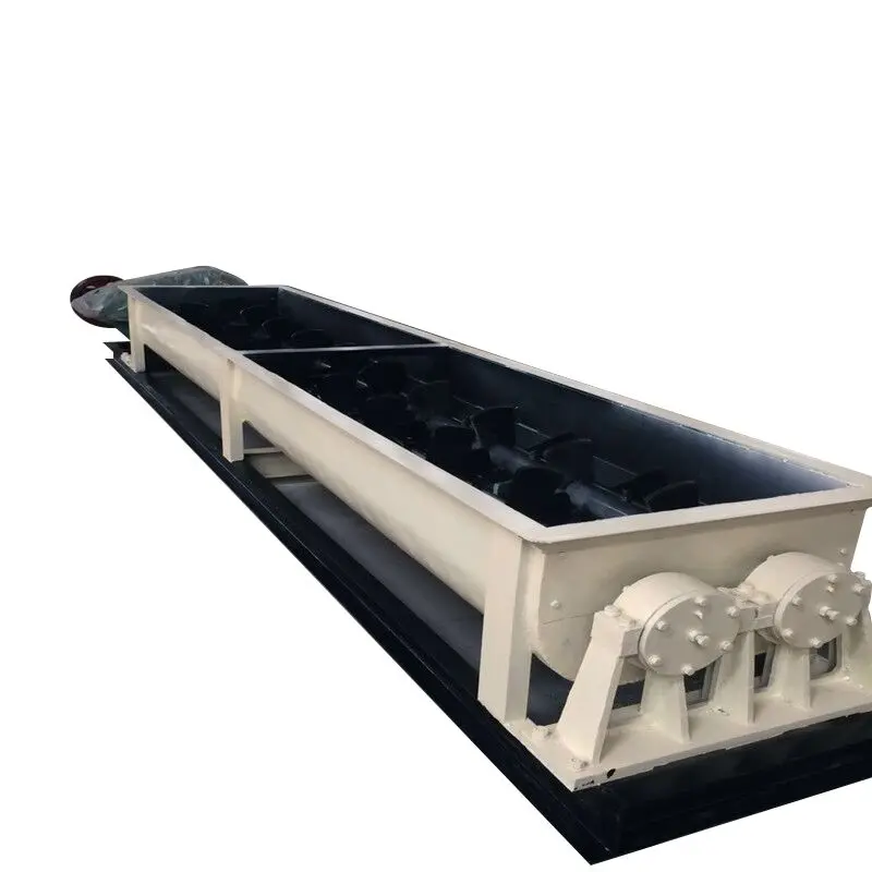 Professional coal charcoal powder mixing machine/Coal Double Shaft Mixer biaxial mixer price HOT SALE