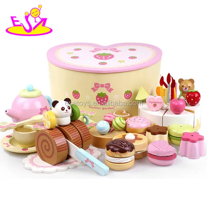 Новое поступление, деревянная игрушка для торта на день рождения, подарок на день рождения, деревянный игрушечный набор для торта, красочный Игровой Набор для детских игр, игрушки W10B102 (60243012746)