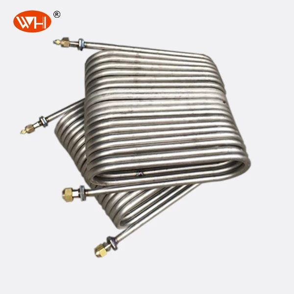 Coil Titanium Tubes Air Conditioner Condenser Coil China Manufacturer Spiral Heat Exchanger