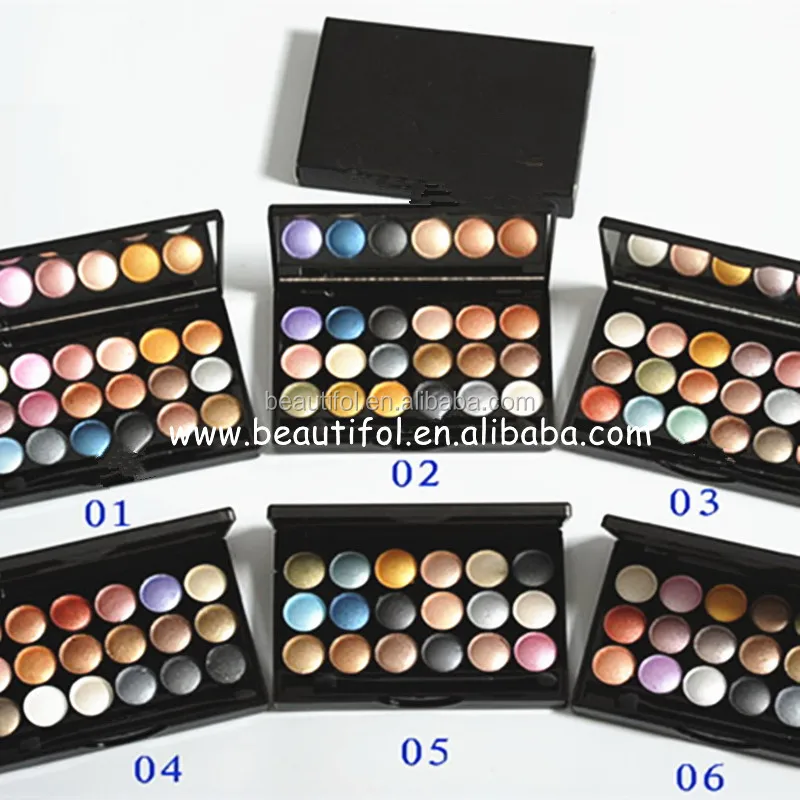 
Elegant high class wholesale round compact eyeshadow pan waterproof makeup cosmetics eyeshadow primer 