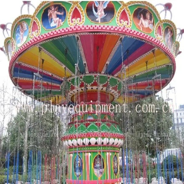 China Manufacture 360 Degree Rotation Amusement Park Flying Chair Swing Used Rides