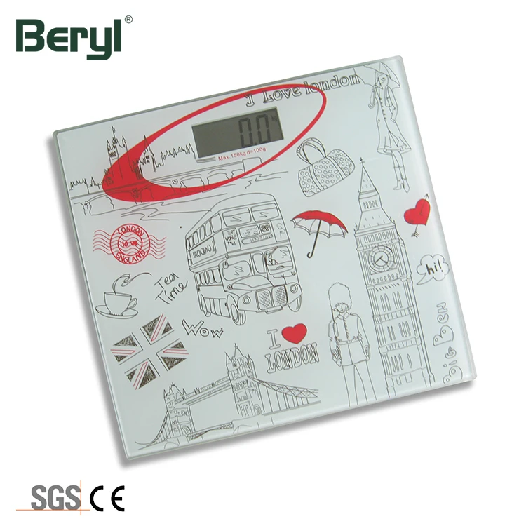 Лидер продаж, цифровые электронные весы с квадратным корпусом из закаленного стекла 150 кг