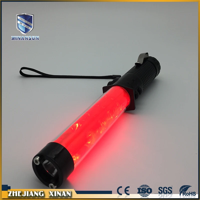 waterproof rechargeable police electric shock metal baton