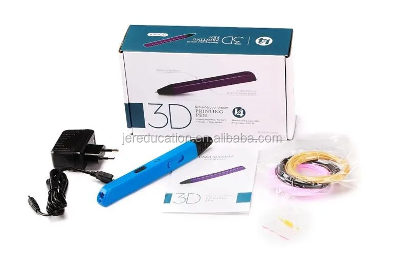 Slim Design Hot Sale 3D Printing Pen for Diy Tool Digital Printer Multi Color Printing 1 Year,1 Year Plastic Material Multicolor