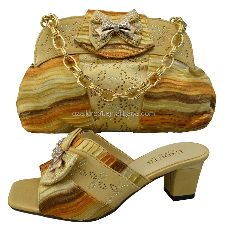 New Arrival Design! Colorful italian shoes and bags to match women/ladies shoes and bags