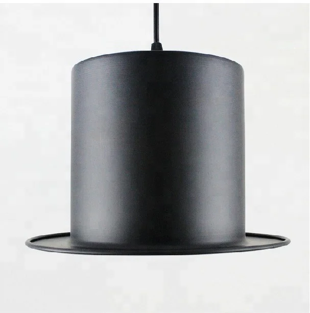 American simple hat chandelier creative chandelier black luminaire chandelier