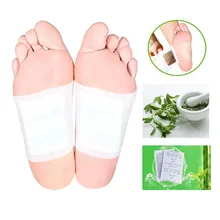 Hot Herbal Kinoki Detox Foot Pad Patch Gesso Medicina Tradicional Chinesa Melhorar O Sono de Bambu Massagem Relax Alívio Da Dor B010