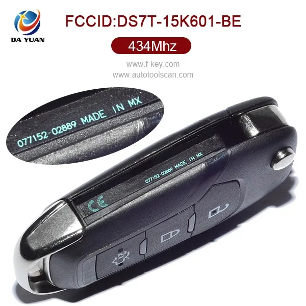 Эскорт AK018053 универсальный складной ключ для Ford Mondeo 3 Кнопка 434 МГц