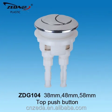 
Toilet tank dual push button, cistern fitting, flush valve tank lever 