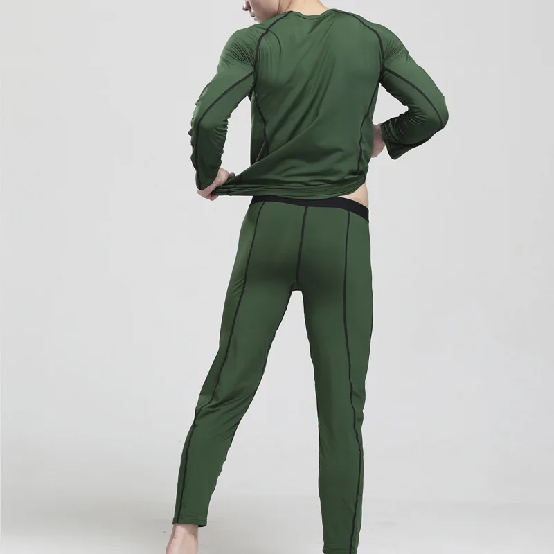 
Mens underwear wholesale winter thermal suit long johns thermal underwear pajama set 