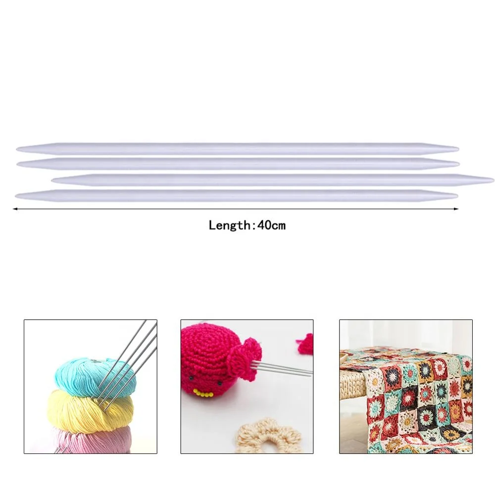 4 шт./упаковка, спицы для вязания, 40 см