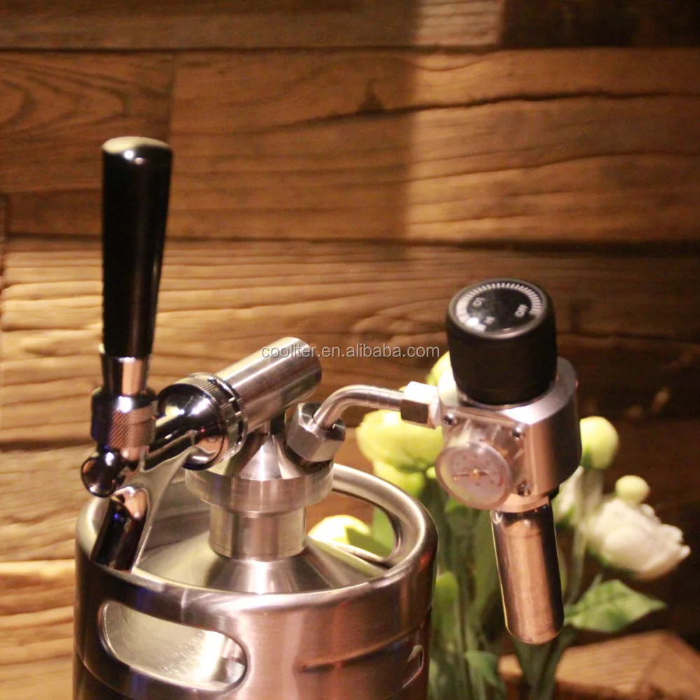 Рождественская распродажа пивной Диспенсер Для 4 л мини-бочонок из нержавеющей стали