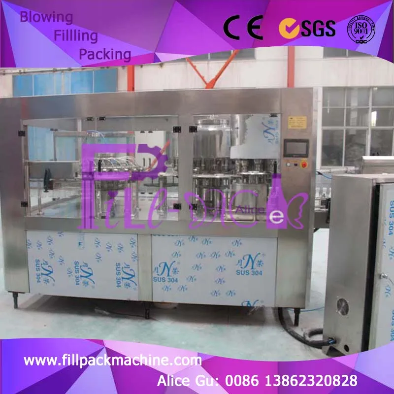 Из нержавеющей стали системы розлива/блок/линии для Minerial воды