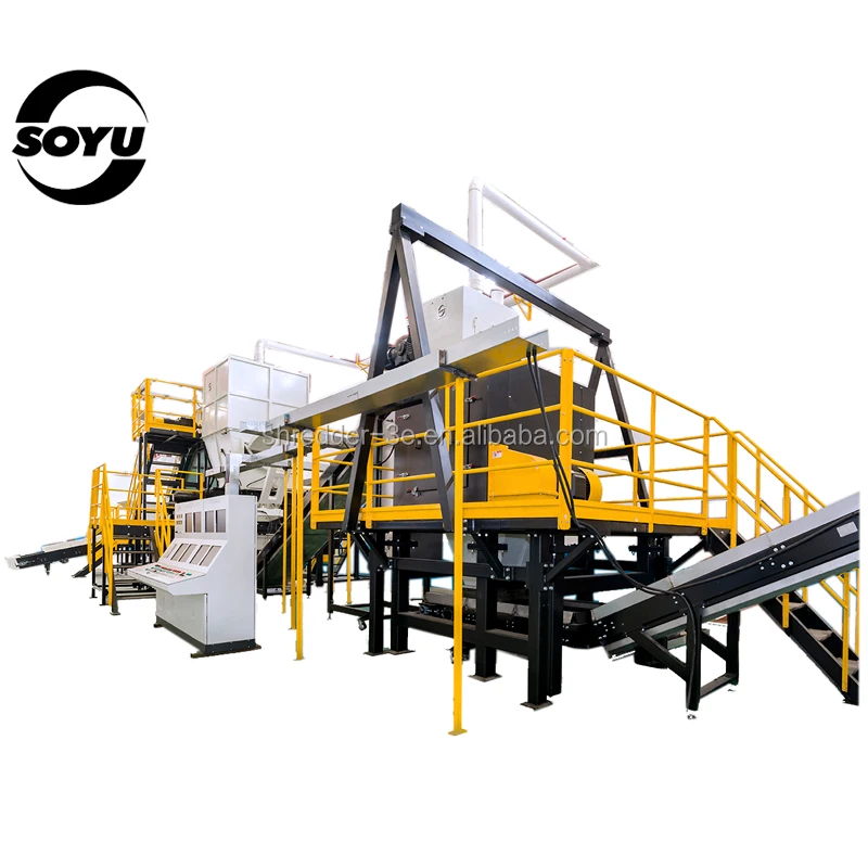 Oil Filter Shredder Machine/Oil Filter Recycling Line