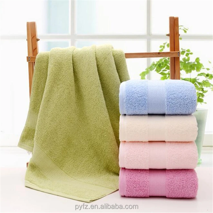
Pengyuan wholesale bath towel manufacturer organic cotton towel sabanas y toallas 