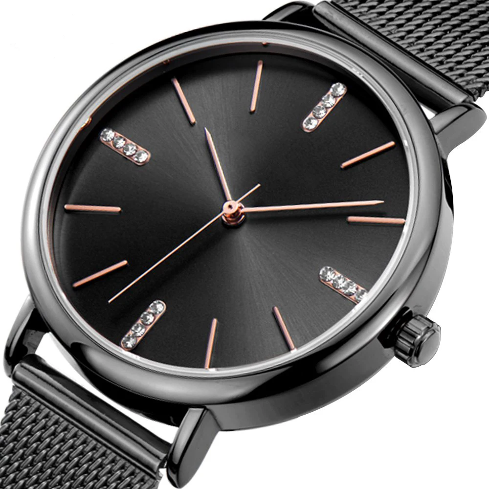 KD Terner Quartz Watch Price Japan Movt Stainless Steel Back sr626sw Black Round Dial Chronograph Minimalist Watch