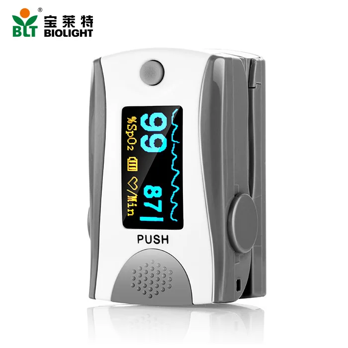 
Cheap finger oximeter spo2 pr pulsoxymeter with multi-color 