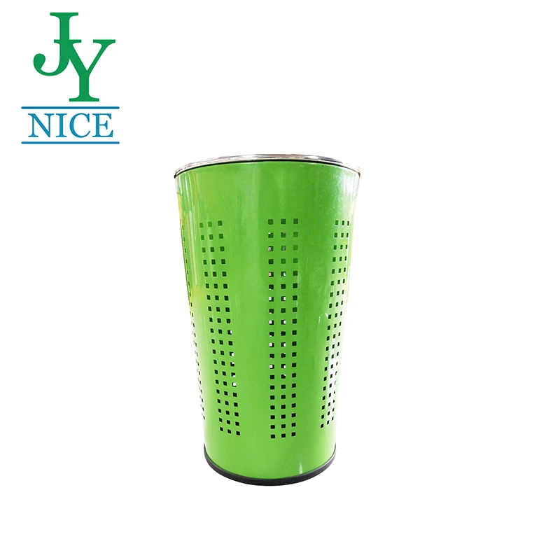 Industrial Stainless Steel Laundry Hamper Laundry Bin Laundry Basket Lid Washroom Bathroom Storage Dirty Clothes Bin