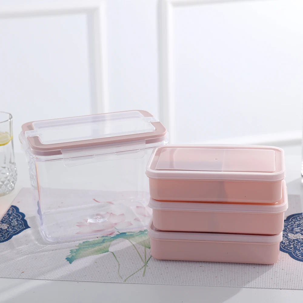 Japanese office portable pp lunchbox set for adults