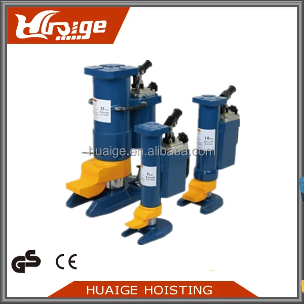 hydraulic track jack oil pressure toe jack