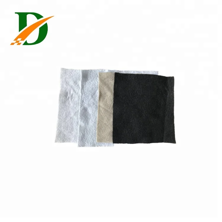 
High Strength Polyester PET 100gsm 150gsm Nonwoven Geotextile Fabric 