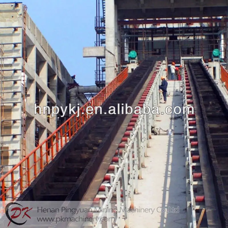 Склонны ленточный конвейер с разных точек зрения