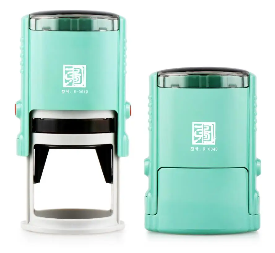 company logo printed personalised stamp self inking