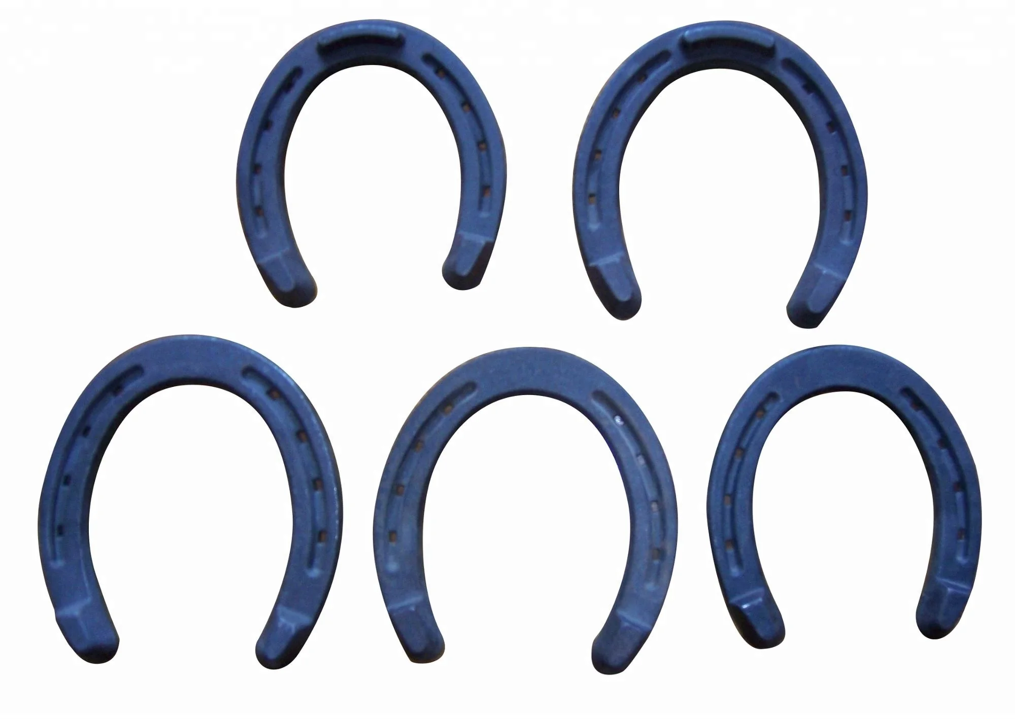 Custom  Blue Anodized Colored Removable  Aluminum Horseshoe horse shoes