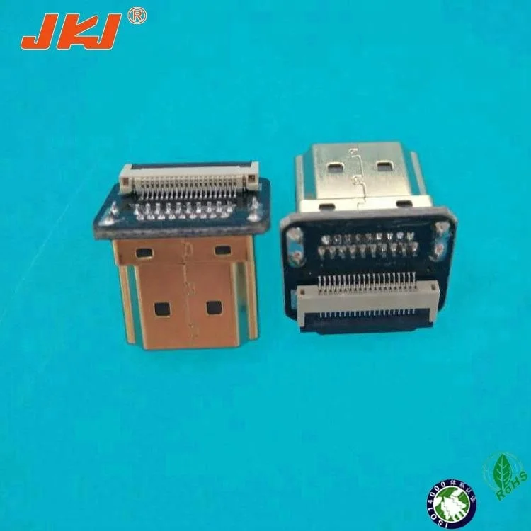 
3D printer FPV Dual Up Angled 90 Degree Type A Male to Male HDTV FPC Flat Cable 