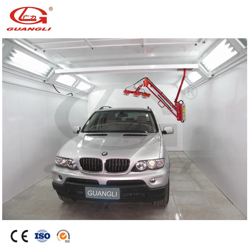Best Quality auto semi downdarft paint booth with infrared lamp systems