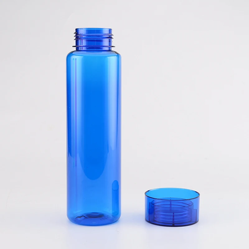 Wholesale Custom Logo Printed BPA Free  Plastic sports water bottle PET transparent bottle