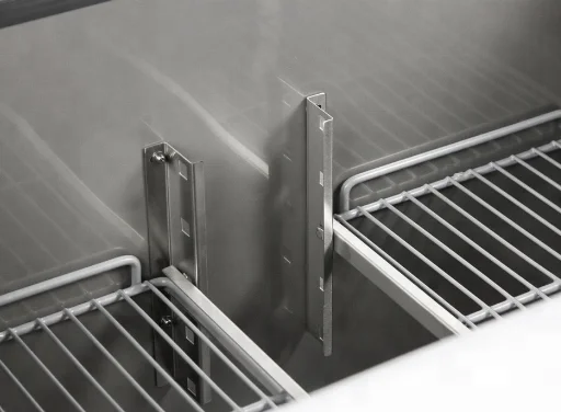 Commercial Fan Cooling Pizza Worktable Bench Display Refrigerator For Restaurant