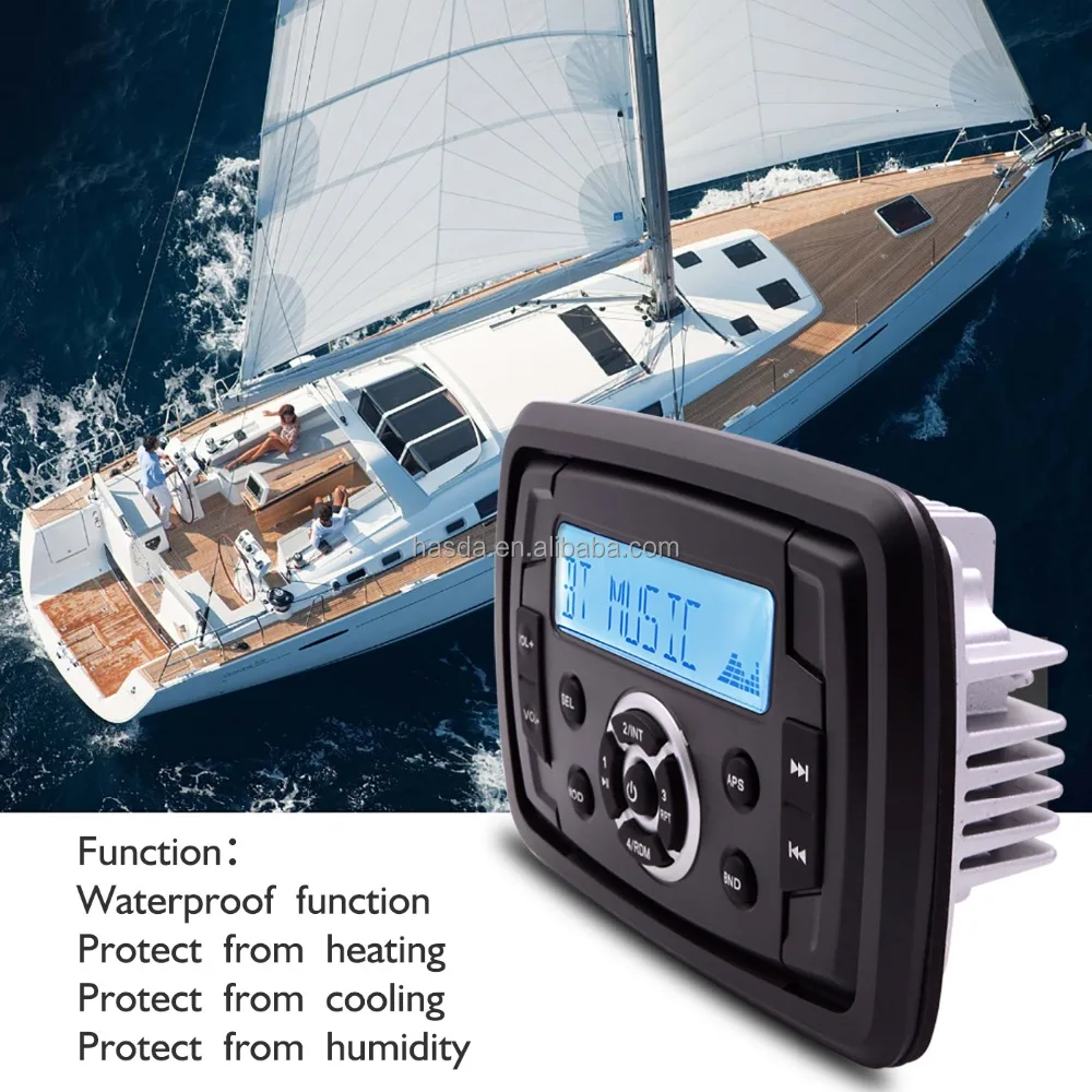 
Marine High Quality Waterproof radio for Car ATV Tractor Boat 