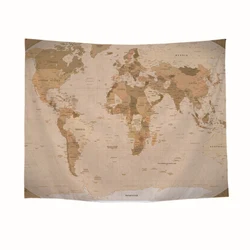 World Map Wall Tapestry Hanging Blanket Wall Cloth Dorm Decor Decoration Tapestry Wall Art Paintings Tapestries For Bedroom