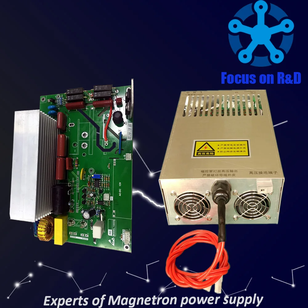 1kw 2kw 3kw микроволновая печь трансформатор микроволновая печь магнетронного питания промышленности 2450 МГЦ