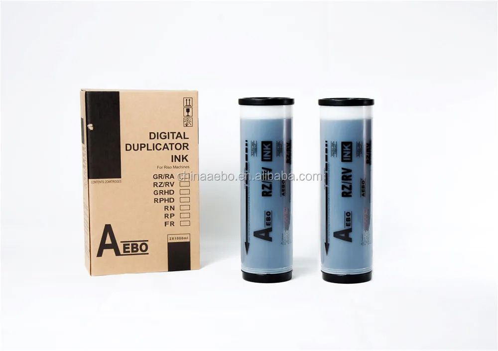 RZ/RV 1000ml Duplicator ink for Risos RZ370/570