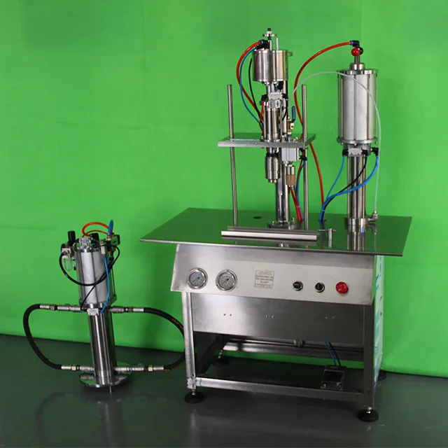 Hot Selling Small Aerosol Deodorant / Gas / Spray Paint Filling Machine