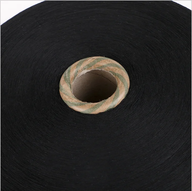Open end recycled yarn for Black Jeans, cotton yarn for denim weaving