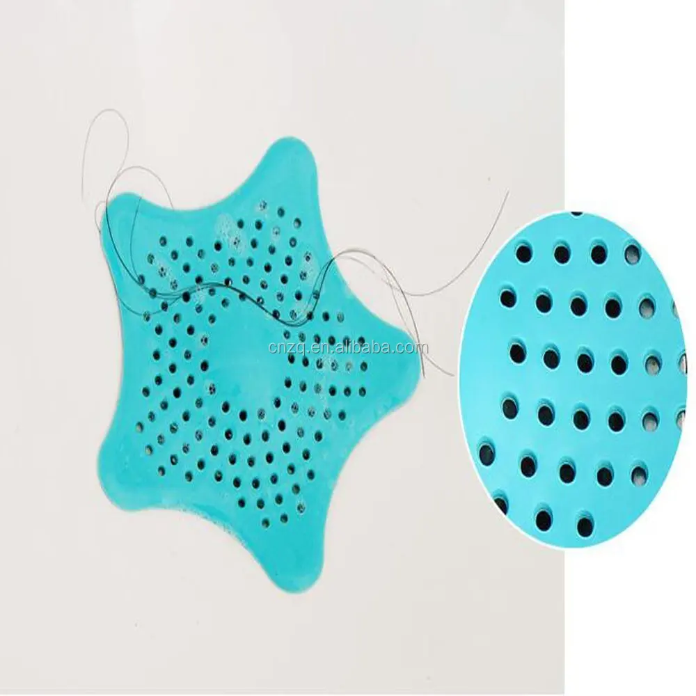 
Plastic Star Shape Household Sink Strainer Hair Catcher Shower Drain Cover 
