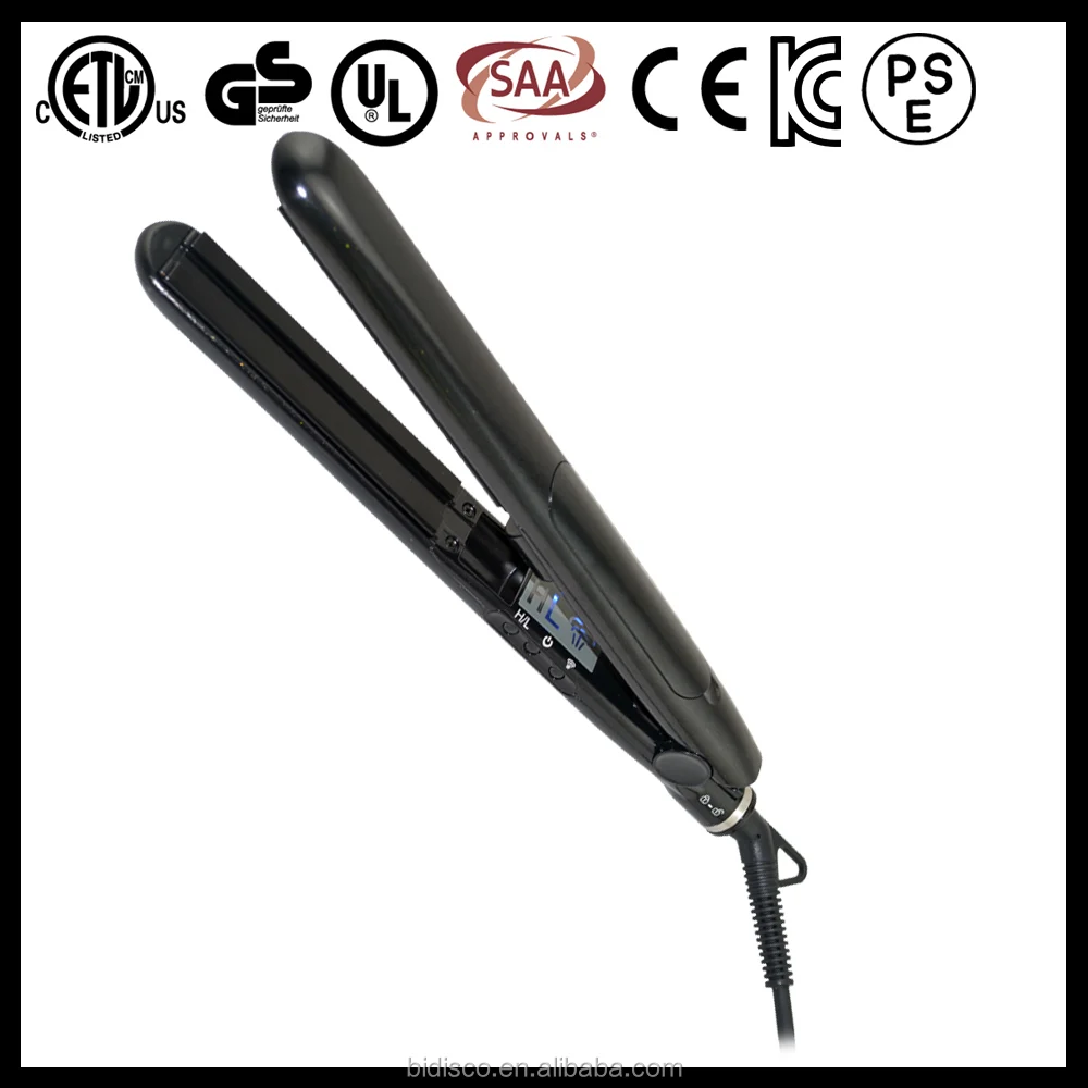 keratin oil and water ceramic tourmaline titanium coating professional steampod hair straightener