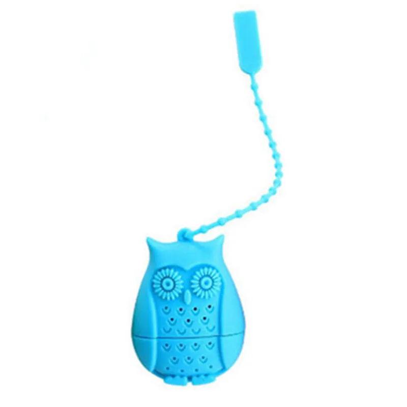 
Owl food grade silicone tea tools funny tea infuser 