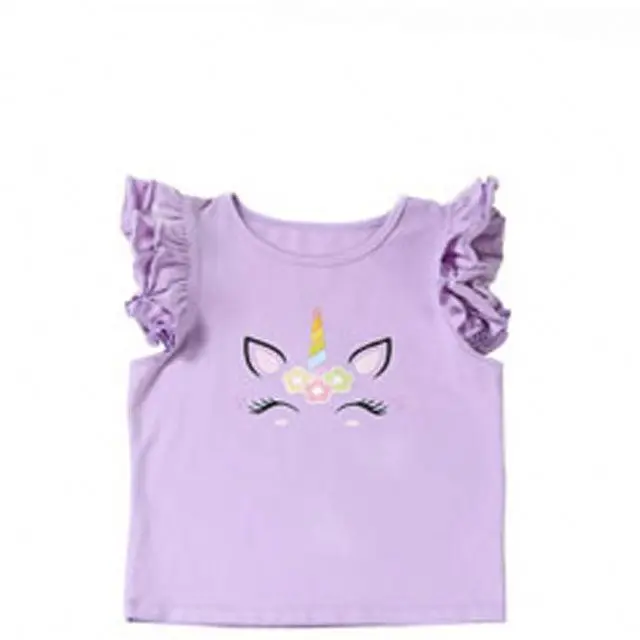 High quality boutique girls clothing girls 8 years kids t shirt