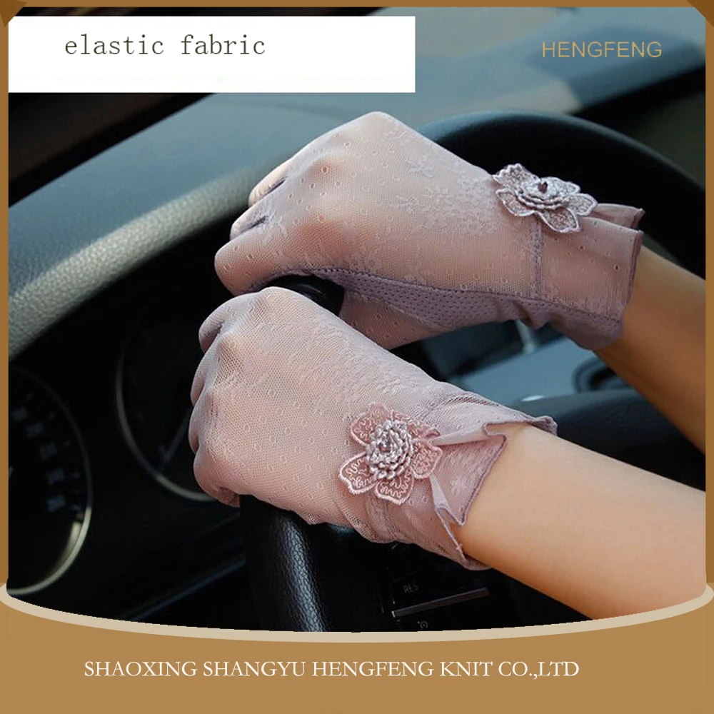 summer ice silk pretty thin ladies gloves, cool skin sun protection gloves