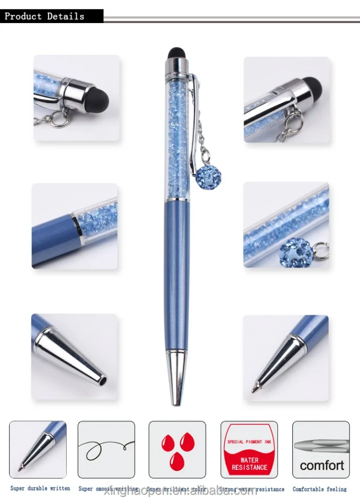 Promotional fashion carbon fiber mini pen design personalized metal pen attached chain