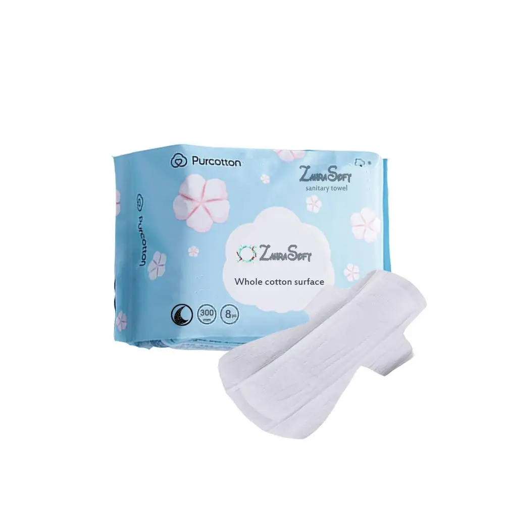 China sanitary napkin factory wholesales ultra-thin anti side leakage   feminine tampons can custom private label