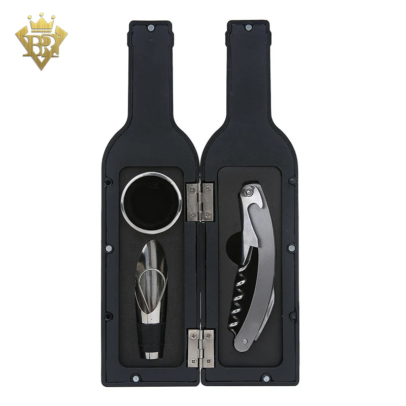 Tool Accessories Bottle Shape 3pcs Wine Gift Set