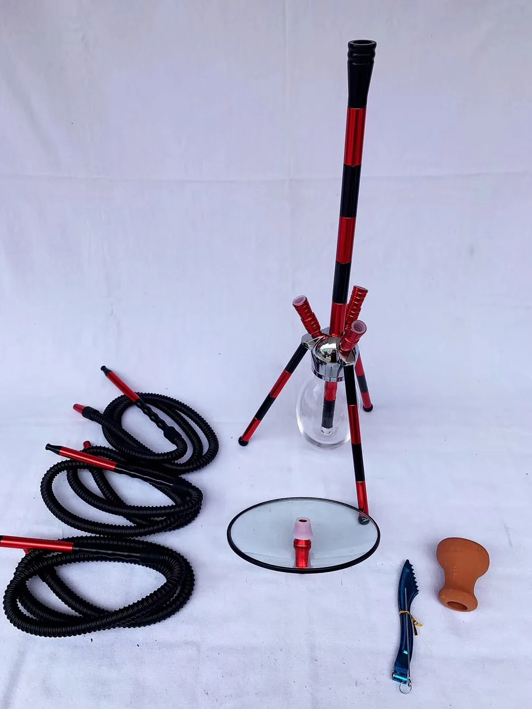 New Arrival Rocket Model Full Set acrylic and metal base The rockets shisha hookah