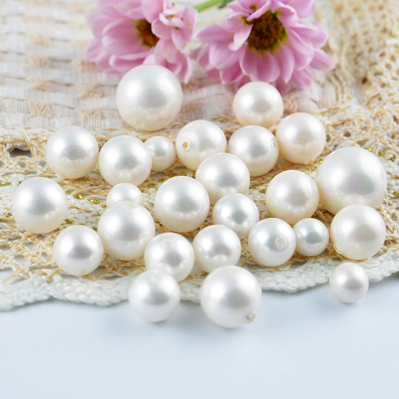 High Quality Colorful  More Types and All Size Half A Hole Plastic Pearl Beads Loose Ivory Pearl Jewelry DIY Jewelry Making
