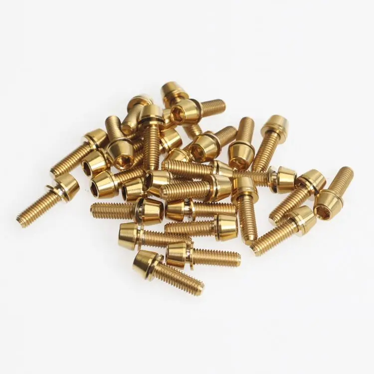 Quality bicycle m5 titanium screw bolt